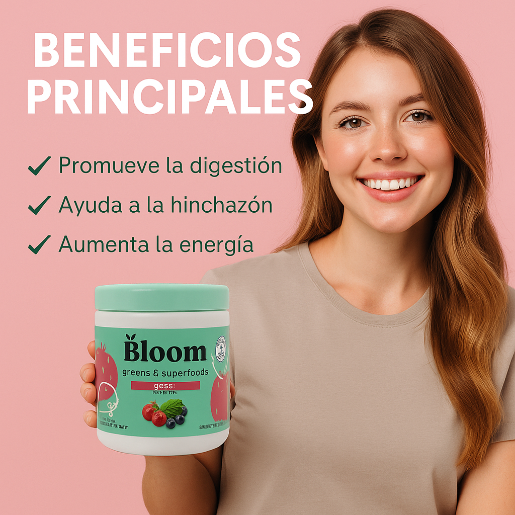 Bloom – Elimina Hinchazón y Recupera tu Energía
